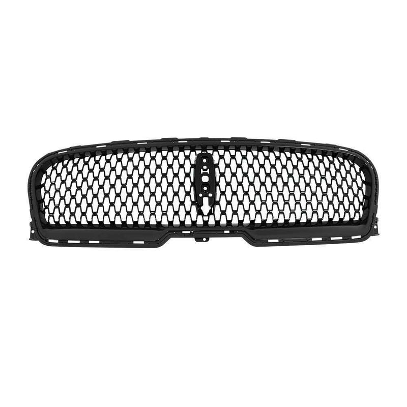 DURAFORCE Front Grille Gloss Black W/Camera Hole For 2017 2018 19 2020 Lincoln Continental