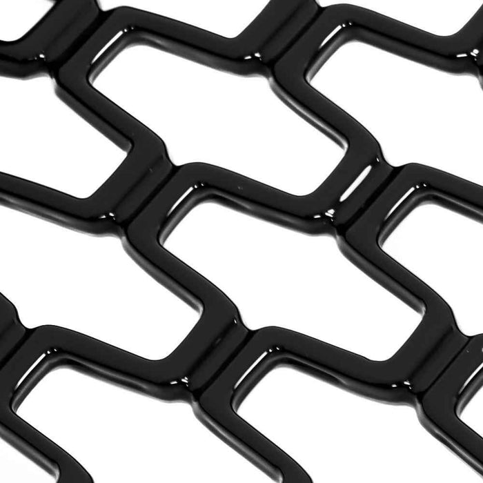 DURAFORCE W/Camera Hole Front Grille Gloss Black For 2017 2018 19 2020 Lincoln Continental