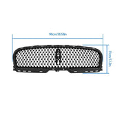 DURAFORCE Front Grille Gloss Black W/Camera Hole For 2017 2018 19 2020 Lincoln Continental