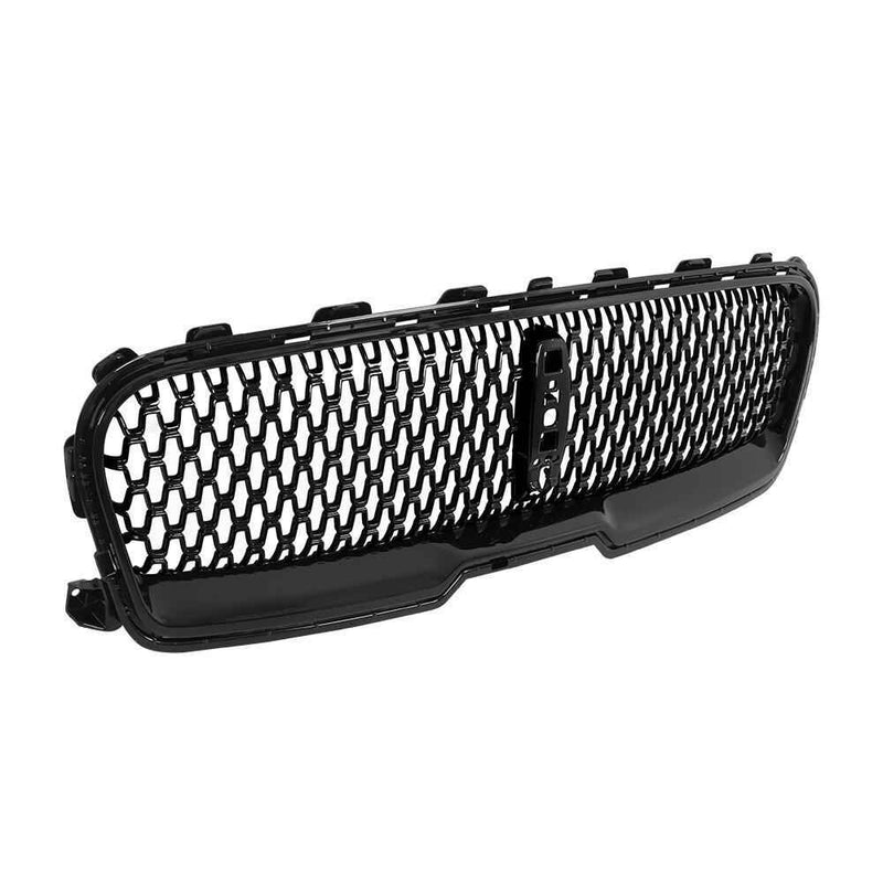 DURAFORCE Front Grille Gloss Black W/Camera Hole For 2017 2018 19 2020 Lincoln Continental