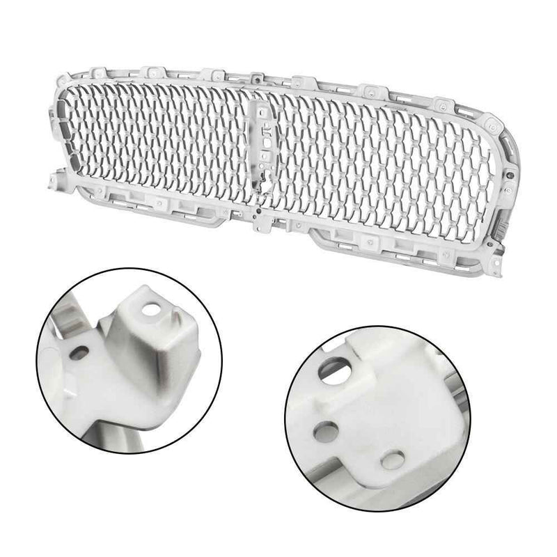 DURAFORCE Front Grille Gloss Black W/Camera Hole For 2017 2018 19 2020 Lincoln Continental