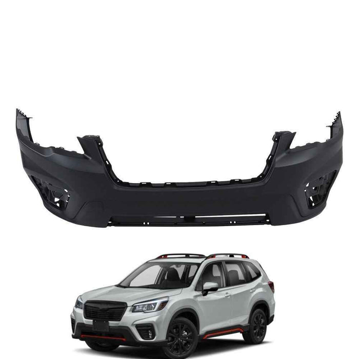 DURAFORCE For 2019 2020 2021 Subaru Forester Front Bumper Cover Fascia W/Trailer Hole