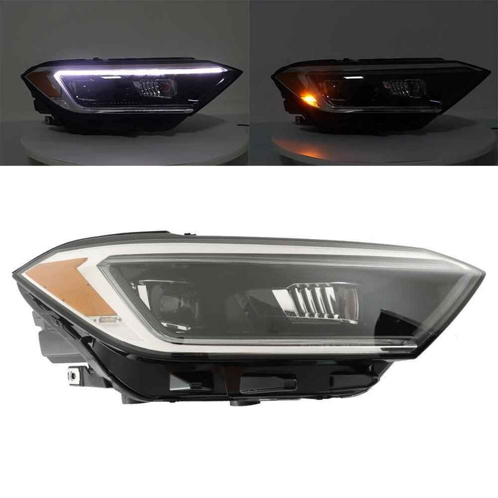 DURAFORCE Right Side For 2019-2023 Volkswagen Jetta Headlight Headlamps Assembly VW2502175