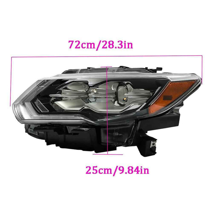 DURAFORCE Headlight Assembly For 2017-2018-2019-2020 Nissan Rogue LED Driver Left Side