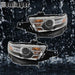 DURAFORCE Headlight Headlamp Halogen W/Gray Trim For 2013-2016 Ford Taurus Left&Right Side