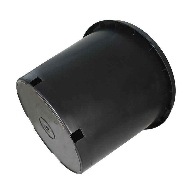 DURAFORCE 5X 25gallon Black Plastic Heavy Duty Pot Premium Nursery Plant Container Garden