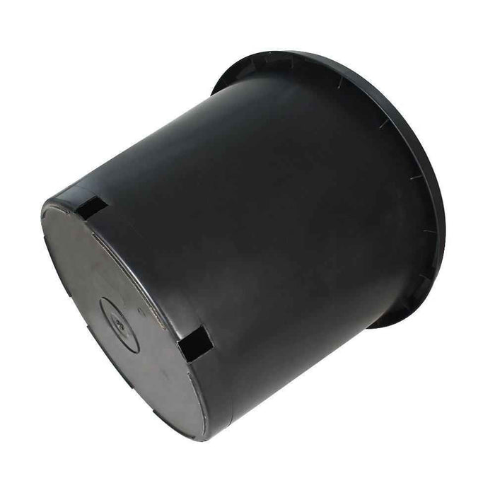 DURAFORCE 5X 25gallon Black Plastic Heavy Duty Pot Premium Nursery Plant Container Garden