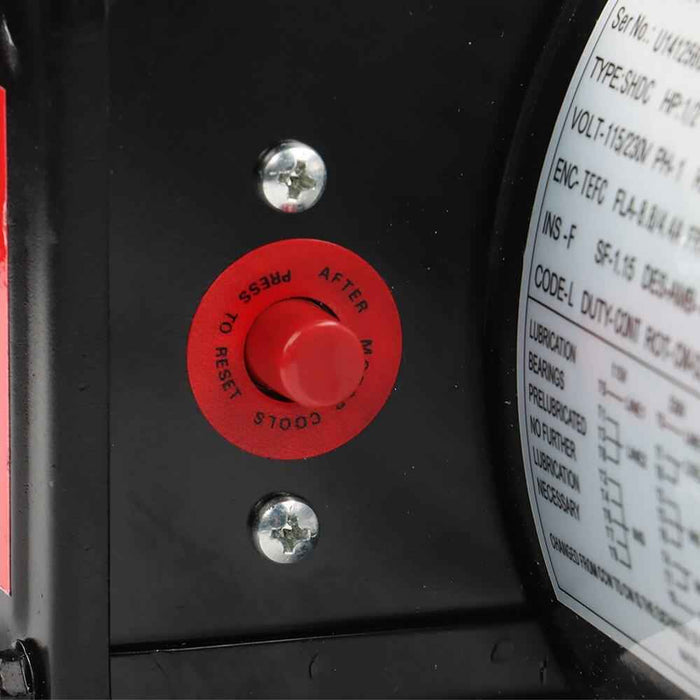 DURAFORCE General Purpose Electric Motor 1/2HP 56C 1750RPM 1 Phase TEFC 60HZ 1.88'' Shaft