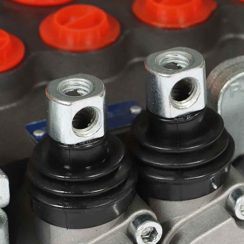 DURAFORCE SAE 6 Spool 11 GPM Hydraulic Backhoe Directional Control Valve 2 Joysticks