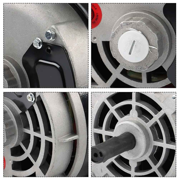 DURAFORCE 3.7 HP 3450 RPM Electric Motor Compressor Duty 1 Phase 5/8" Shaft 230 V 56 Frame