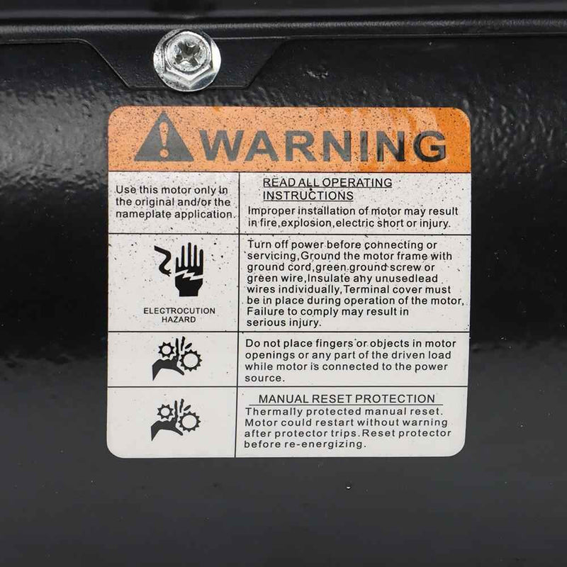 DURAFORCE 3.7 HP 3450 RPM Electric Motor Compressor Duty 1 Phase 5/8" Shaft 230 V 56 Frame