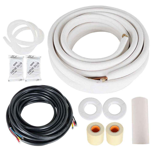 DURAFORCE 1/4" - 3/8" Dia. 50 Feet Install Kit For Mini Split Heat Pump Systems