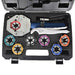 DURAFORCE Hydraulic Crimper A/C Hose Crimper with 7 Die Set Hydraulic Crimping Tool