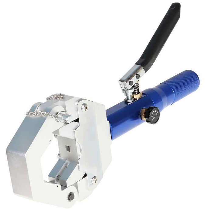 DURAFORCE Hydraulic Crimper A/C Hose Crimper with 7 Die Set Hydraulic Crimping Tool