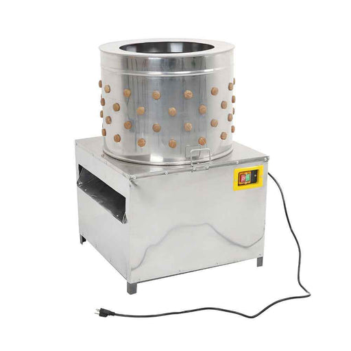 DURAFORCE Chicken Plucker Stainless Steel Plucking Machine Poultry De-Feather Remove 110V