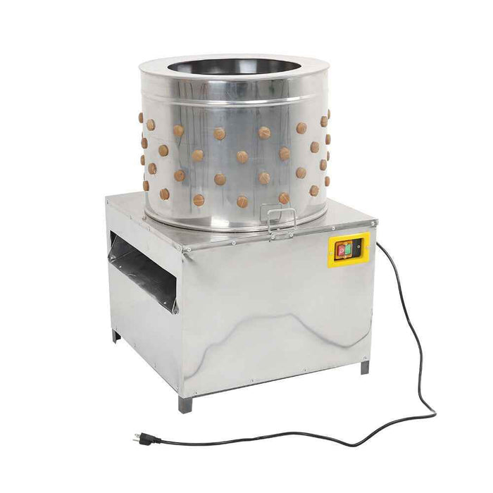 DURAFORCE Chicken Plucker Stainless Steel Plucking Machine Poultry De-Feather Remove 110V