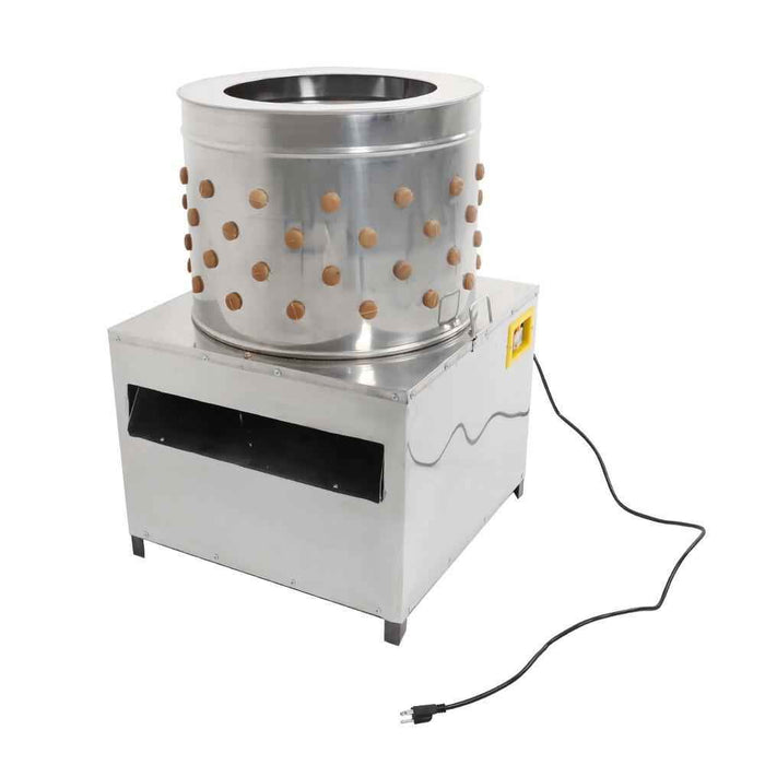 DURAFORCE Chicken Plucker Stainless Steel Plucking Machine Poultry De-Feather Remove 110V