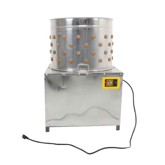 DURAFORCE Chicken Plucker Stainless Steel Plucking Machine Poultry De-Feather Remove 110V