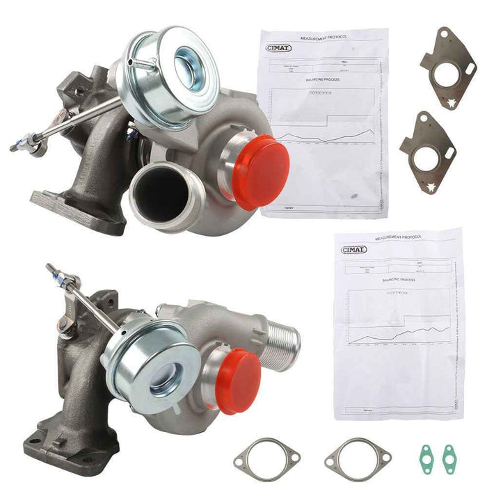 DURAFORCE Pair Left+Right Turbo Turbochargers For 2015-2017 Ford F-150 F150 2.7L V6 Engine