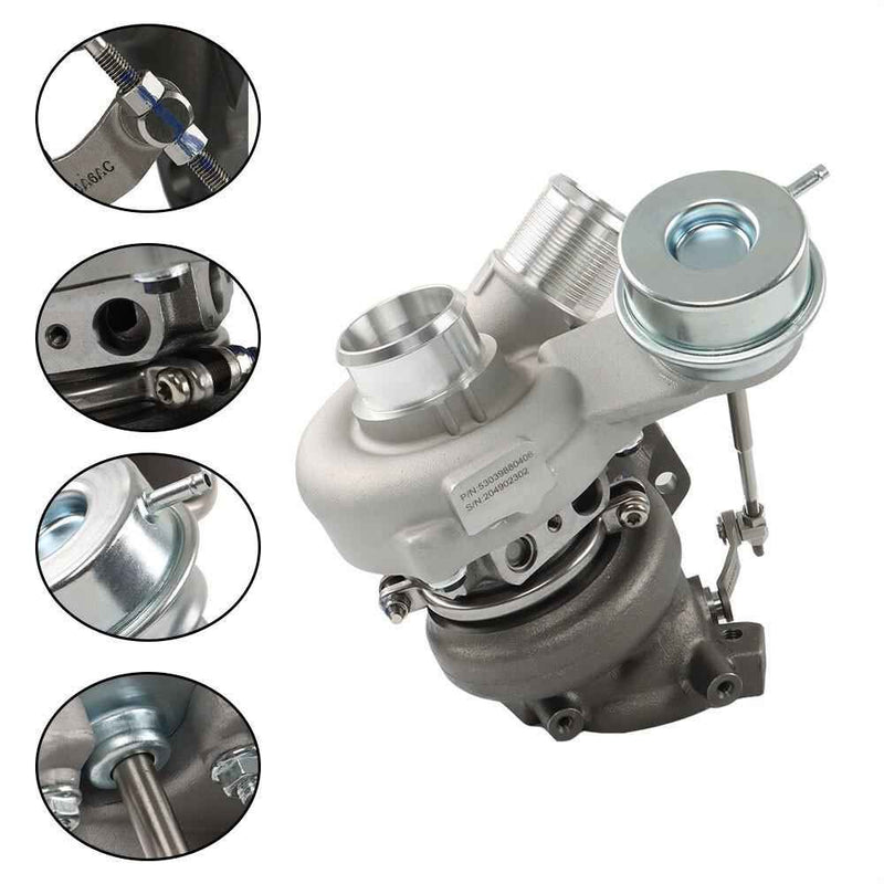 DURAFORCE Pair Left+Right Turbo Turbochargers For 2015-2017 Ford F-150 F150 2.7L V6 Engine