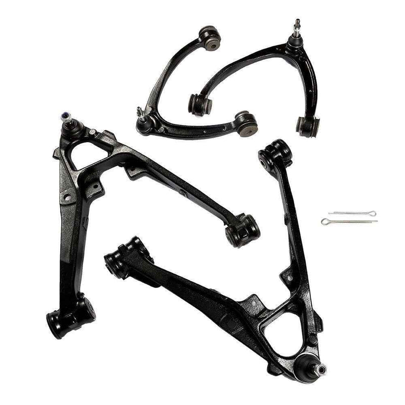 DURAFORCE For GMC Sierra 1500 Chevy Silverado 4Pcs Front Upper Lower Control Arms Kit