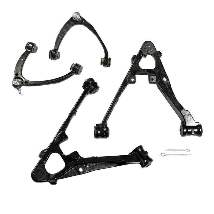 DURAFORCE For GMC Sierra 1500 Chevy Silverado 4Pcs Front Upper Lower Control Arms Kit