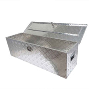 DURAFORCE 49" Cuboid Aluminum Truck Tool Box for ATV Garage Pickup Flatbed Trailer Storage