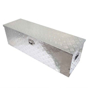DURAFORCE 49" Cuboid Aluminum Truck Tool Box for ATV Garage Pickup Flatbed Trailer Storage
