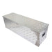 DURAFORCE 49" Cuboid Aluminum Truck Tool Box for ATV Garage Pickup Flatbed Trailer Storage
