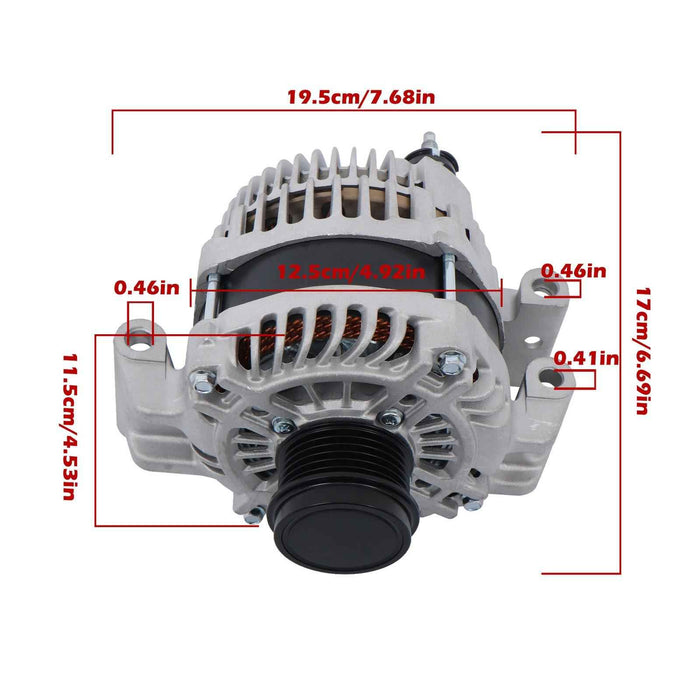 DURAFORCE Alternator 56029624AC For Jeep Cherokee 2014-2019 & Compass 2017-2022 L4 2.4L