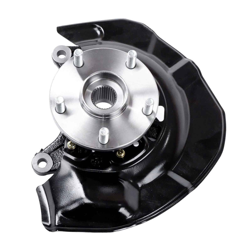 DURAFORCE Pair of Steering Knuckle and Wheel Hub Bearing Front Side For Lexus ES350 07-12