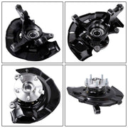 DURAFORCE Pair of Steering Knuckle and Wheel Hub Bearing Front Side For Lexus ES350 07-12
