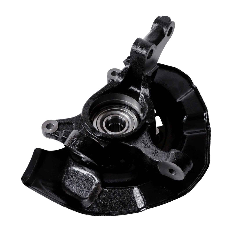 DURAFORCE Pair of Steering Knuckle and Wheel Hub Bearing Front Side For Lexus ES350 07-12
