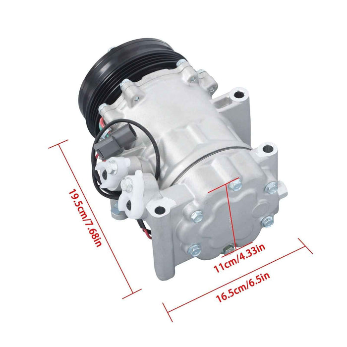 DURAFORCE For Honda CR-V 1997-2001 Honda Civic 1994-2000 AC A/C Compressor with Clutch