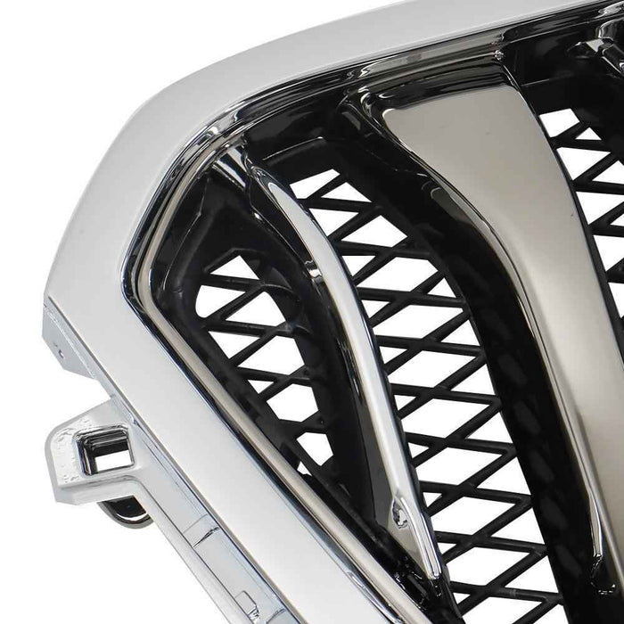 DURAFORCE Front Upper Bumper Grill Grille 84055812 For Buick Enclave 2013-2016 2017 Chrome