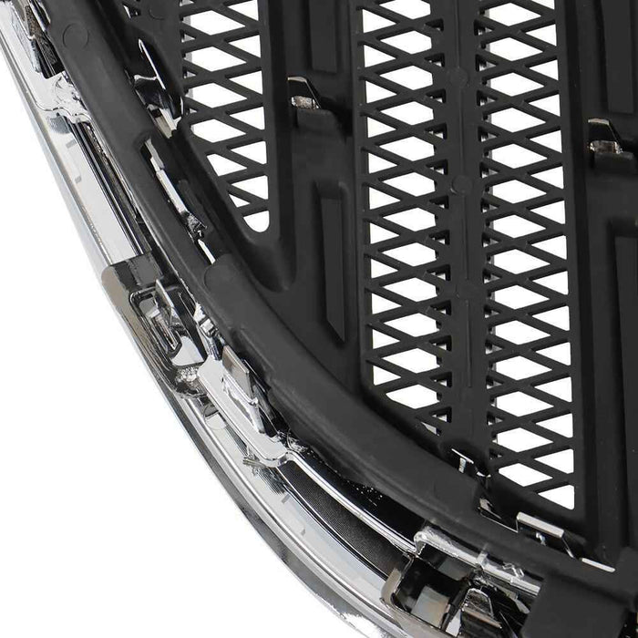 DURAFORCE Front Upper Bumper Grill Grille 84055812 For Buick Enclave 2013-2016 2017 Chrome