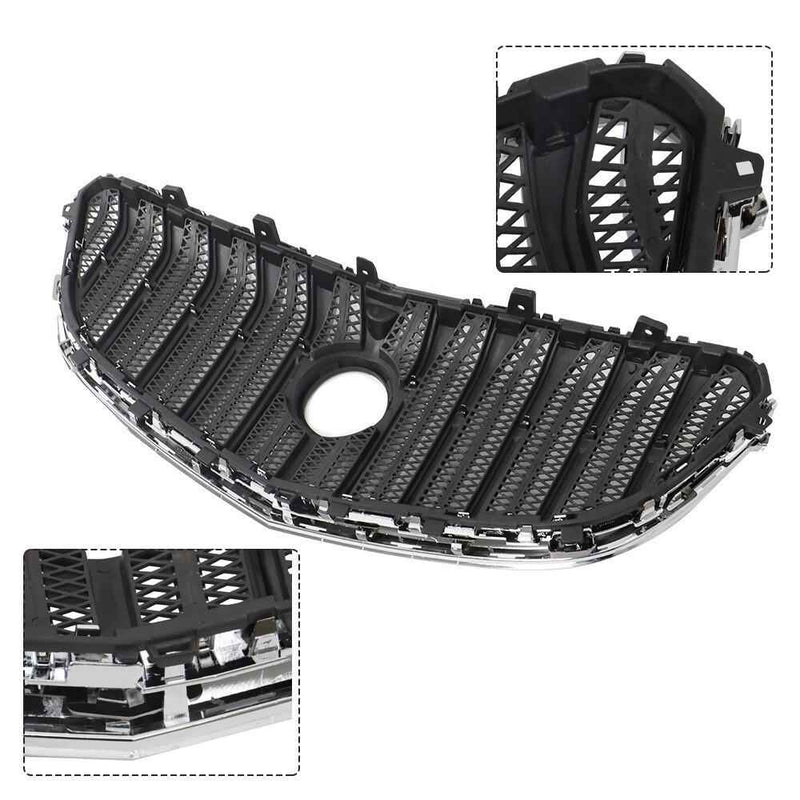 DURAFORCE Front Upper Bumper Grill Grille 84055812 For Buick Enclave 2013-2016 2017 Chrome