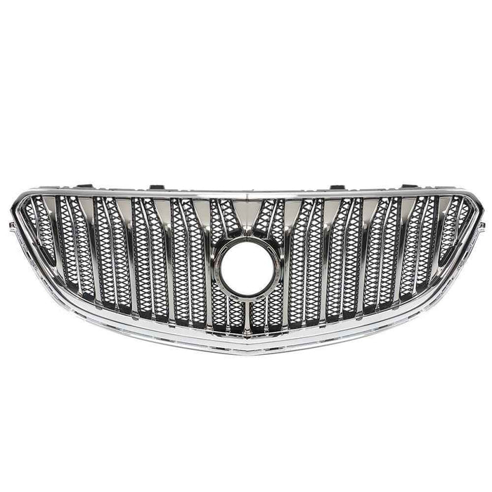 DURAFORCE Front Upper Bumper Grill Grille 84055812 For Buick Enclave 2013-2016 2017 Chrome