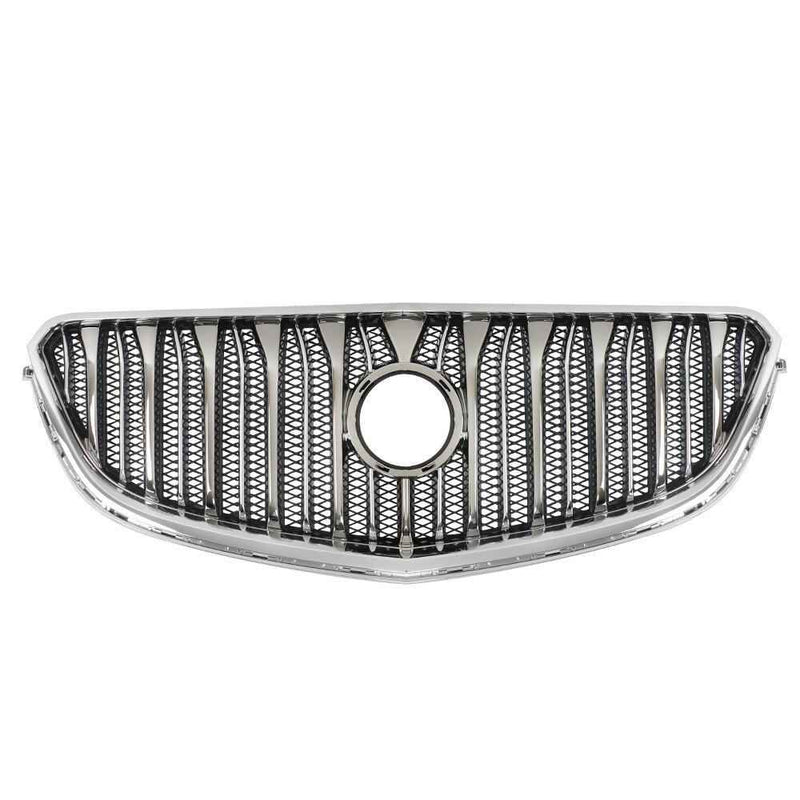 DURAFORCE Front Upper Bumper Grill Grille 84055812 For Buick Enclave 2013-2016 2017 Chrome