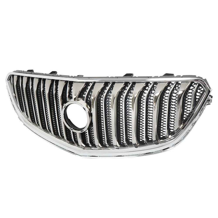 DURAFORCE Front Upper Bumper Grill Grille 84055812 For Buick Enclave 2013-2016 2017 Chrome