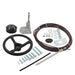 DURAFORCE New 16Ft Outboard Boat Rotary Steering System Kit With 12.4" Steering Wheel