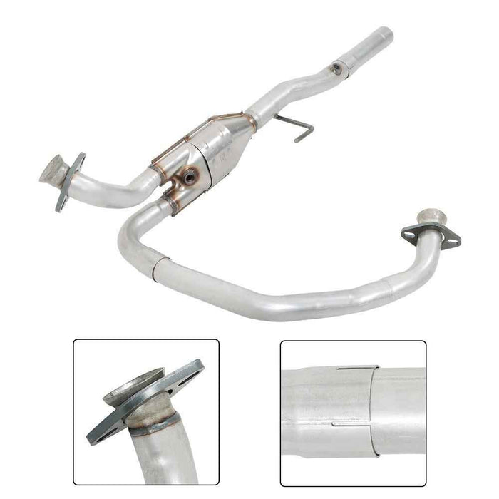 DURAFORCE Y Pipe Catalytic Converter Set For 96-99 Dodge Ram 1500 2500 3500 3.9L 5.2L 5.9L