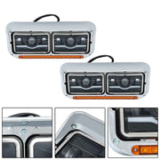 DURAFORCE Lamp For Kenworth W900 1981-2019 For Western Star LED DRL Projector Headlights