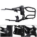 DURAFORCE For Bonneville T100 T120/Black Backrest Sissy Bar w/ Luggage Rack 2016-2024 US