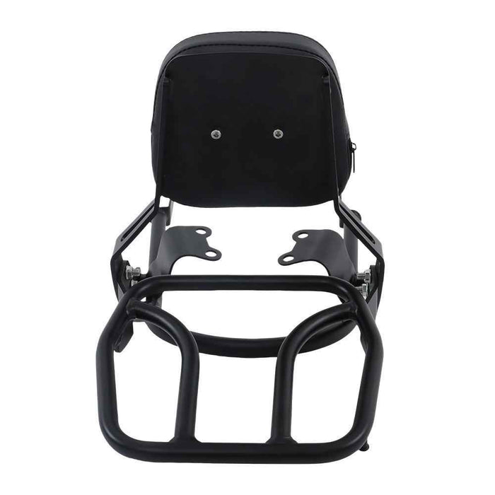 DURAFORCE For Bonneville T100 T120/Black Backrest Sissy Bar w/ Luggage Rack 2016-2024 US