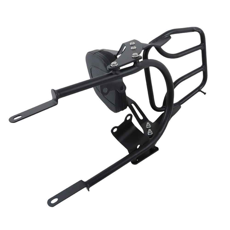 DURAFORCE For Bonneville T100 T120/Black Backrest Sissy Bar w/ Luggage Rack 2016-2024 US