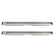 DURAFORCE Silver Side Steps For Chevy Silverado 1500 Double Cab 19-2023 Running Boards 6"