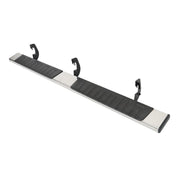 DURAFORCE Silver Side Steps For Chevy Silverado 1500 Double Cab 19-2023 Running Boards 6"