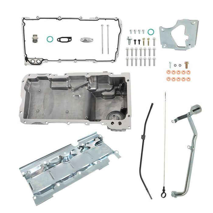 DURAFORCE Muscle Car Engine Oil Pan Kit Set For LS1 / LS3 / LSA / LSX Engines 19212593