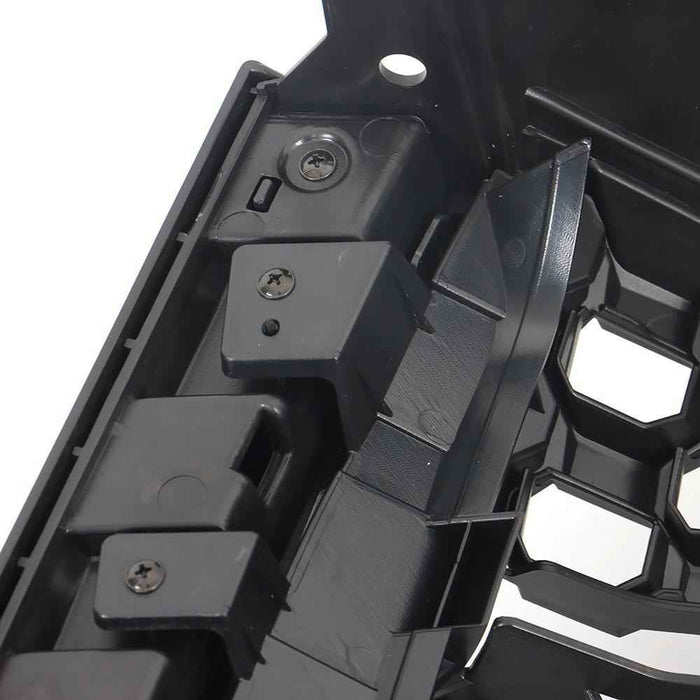 DURAFORCE For Toyota Tundra 2014-2020 Hood Bulge Molding Grill+Front Grille Glossy Black